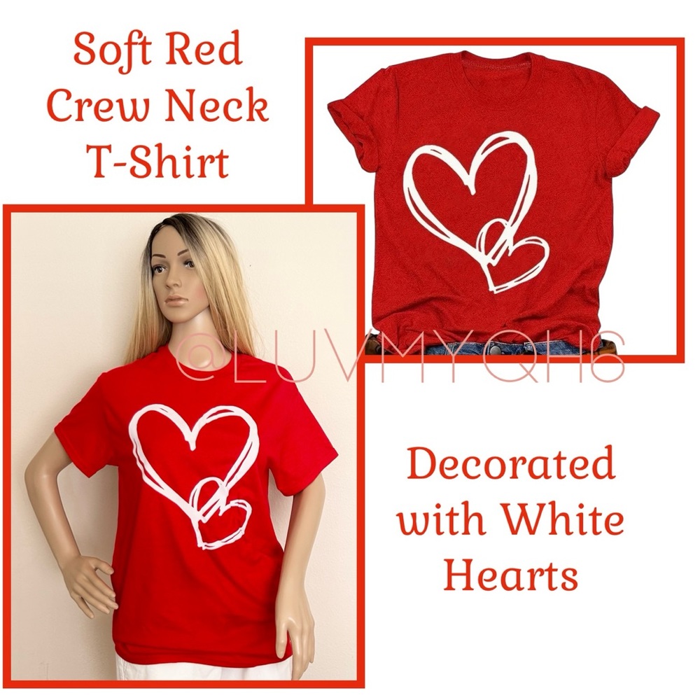 Red Crew Neck T-Shirt